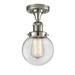 Innovations Lighting Bruno Marashlian Beacon 6 Inch 1 Light LED Semi Flush Mount - 517-1CH-PN-G202-6-LED