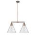 Innovations Lighting Bruno Marashlian X-Large Cone 21 Inch 2 Light LED Mini Chandelier - 209-AC-G44-L-LED