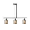 Innovations Lighting Bruno Marashlian Cobbleskill 36 Inch 3 Light LED Linear Suspension Light - 516-3I-BK-G116-LED