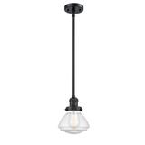 Innovations Lighting Bruno Marashlian Olean 6 Inch Mini Pendant - 201S-BK-G324-LED