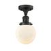 Innovations Lighting Bruno Marashlian Beacon 6 Inch 1 Light LED Semi Flush Mount - 517-1CH-OB-G201-6-LED