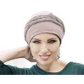 MASUMI Asha Silky Touch Cotton Headwear for Women with Chemo Cancer Hair Loss Organic Hat for Alopecia Patients (Champagne)