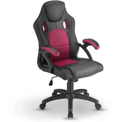 Juskys - Racing Schreibtischstuhl Montreal - ergonomisch, höhenverstellbar & gepolstert, bis 120 kg Image