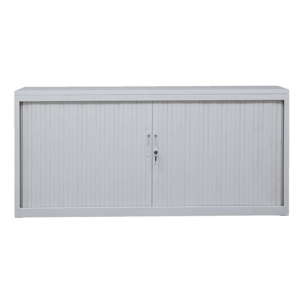 Gürkan Rollladenschrank 160 x 75 cm mit Holzplatte weiß, 160x75x46 cm Image