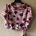 Anthropologie Tops | Anthropologie Red Floral Striped Top | Color: Red | Size: Xs