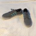 Adidas Shoes | Adidas With Gray And Turquoise Strip | Color: Blue/Gray | Size: 5 1/2