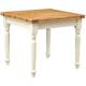 Table en bois massif 90x90 cm Table de cuisine de salle à manger Table extensible Table pliante