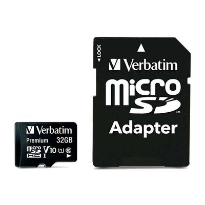 Carte mémoire microSDHC Classe 10 32 Go - Noir - Verbatim