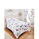 Butterfly Cotton Duvet & Curtain set (72" drop) Single Double or King