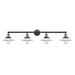 Innovations Lighting Bruno Marashlian Halophane 44 Inch 4 Light Bath Vanity Light - 215-BAB-G1-LED