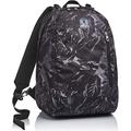 INVICTA RUCKSACK TWIST FOLIAGE, Geräumige Schultasche für Teenager, Mädchen & Jungen, 2 wechselbare Muster, für Schule, Sport&Freizeit, Doubleface; schwarz/mehrfarbig