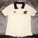Adidas Tops | Adidas Central Michigan University Cmu Athletic Short Sleeve Shirt Medium Nwt | Color: White | Size: M