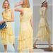 Anthropologie Dresses | Anthropologie Sunny Days Ruffled Dress | Color: Yellow | Size: S