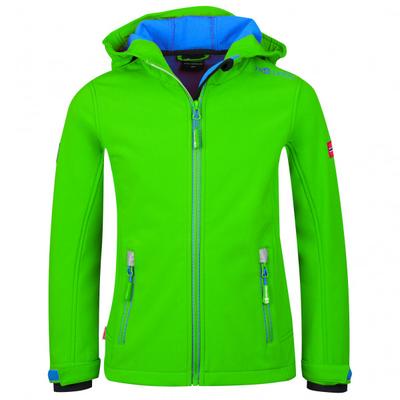 Trollkids - Kid's Trollfjord Jacket - Softshelljacke Gr 140 grün