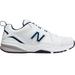 Men's New Balance® 608V5 Sneakers by New Balance in White Navy Leather (Size 9 EEEE)