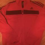 Adidas Jackets & Coats | Adidas Superstar Sst Tt Red Black Track Jacket | Color: Black/Red | Size: Xl