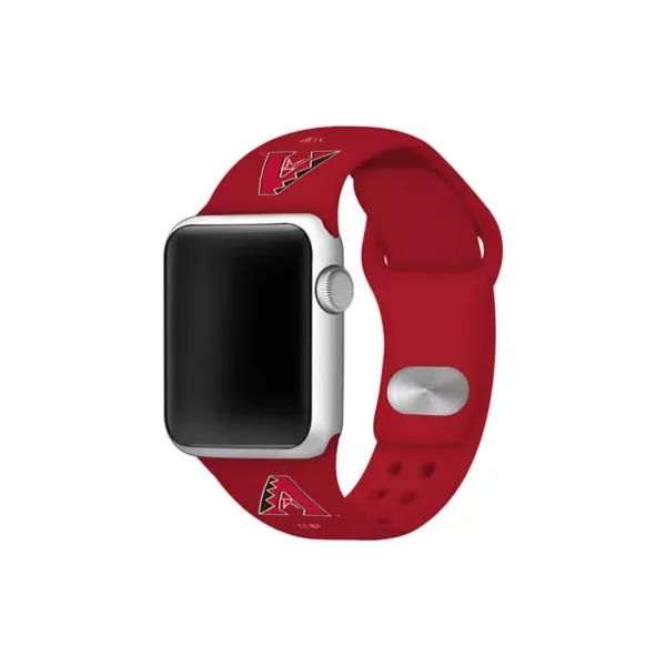 game-time®-mlb-arizona-diamondbacks-silicone-apple-watch-band,-red,-38-mm/