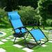 Freeport Park® Brenden Patio Chair Metal in Blue | 43.3 H x 35.4 W x 25.2 D in | Wayfair 9CFCA0D822834232AD0EF3EFB0C52BC0