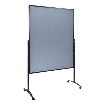 Moderationswand »PREMIUM PLUS« 120x150 cm auf Rollen blau, Legamaster, 226 cm