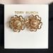 Tory Burch Jewelry | Authentic Tory Burch Pearl/Flower Gold Earrings | Color: Gold/White | Size: Os