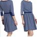 Anthropologie Dresses | Anthro Postage Striped Elbow Path Blue White Dress | Color: Blue/White | Size: Xs