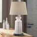 360 Lighting Helene Ceramic Table Lamp with Dimmable USB Workstation Base