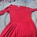 Lularoe Dresses | A Dress From Lularoe | Color: Red | Size: Xxs