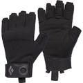 Black Diamond Herren Crag Half-Finger Gloves Kletterhandschuhe (Größe M, schwarz)