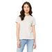 Bella + Canvas B6400 Women's Relaxed Jersey Short-Sleeve T-Shirt in Vintage White size Large | Cotton 6400