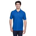 Devon & Jones D100 Men's Pima PiquÃ© Short-Sleeve Polo Shirt in French Blue size 4XL | Cotton