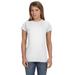 Gildan G640L Women's Softstyle Womenâ€™s T-Shirt in White size 3XL | Cotton 64000L