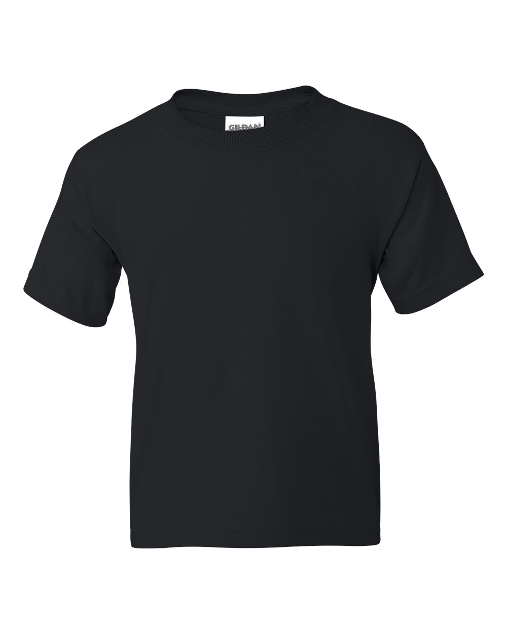 Gildan G800B Youth 50/50 T-Shirt in Black size XL | Cotton Polyester 8000B, G8000B