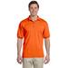 Gildan G880 DryBlend Jersey Knit Sport Shirt in Orange size Medium | Cotton Polyester G8800, 8800