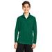 Team 365 TT31Y Youth Zone Performance Quarter-Zip T-Shirt in Sport Forest Green size Medium | Polyester