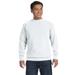 Comfort Colors 1566 Adult Crewneck Sweatshirt in White size Large | Ringspun Cotton CC1566
