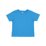 Rabbit Skins 3321 Toddler Fine Jersey T-Shirt in Cobalt size 2 | Cotton LA3321, RS3321