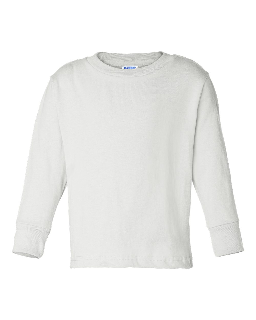 Rabbit Skins 3311 Toddler Long Sleeve Top in White size 4T | Cotton LA3311