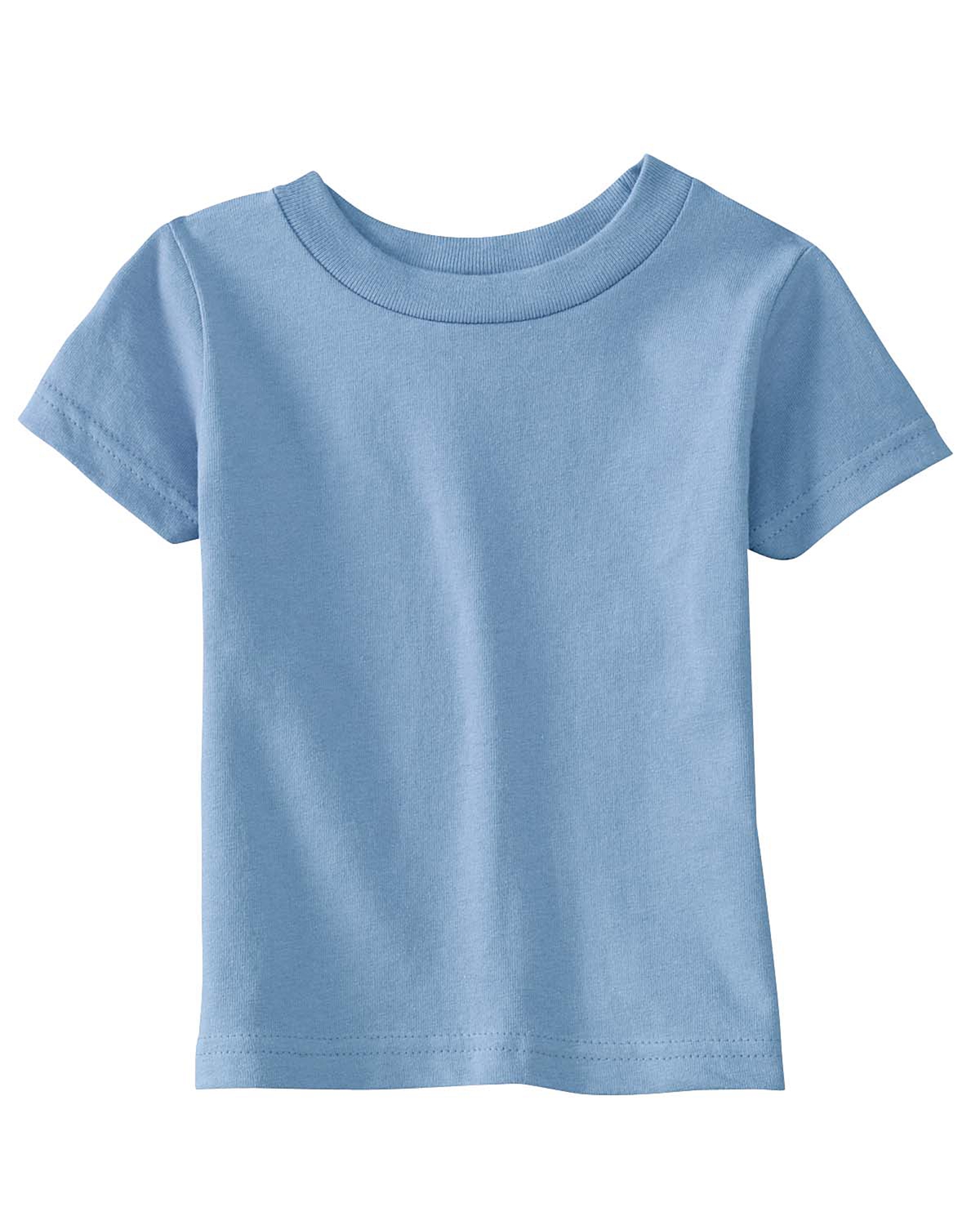 Rabbit Skins 3401 Infant Cotton Jersey Top in Light Blue size 24M LA3401