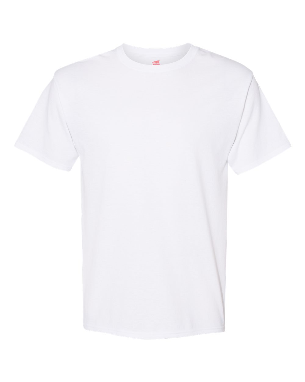 Hanes 5170 50/50 T-Shirt in White size 3XL | Cotton Polyester