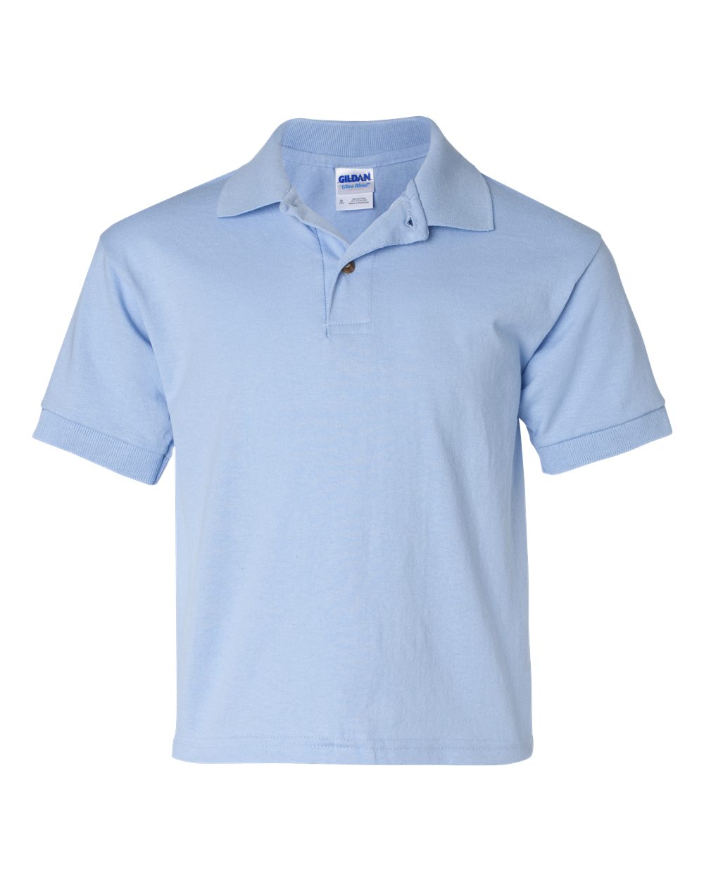 Gildan G880B Youth DryBlend Jersey Polo Shirt in Light Blue size XL | Cotton Polyester G8800B, 8800B