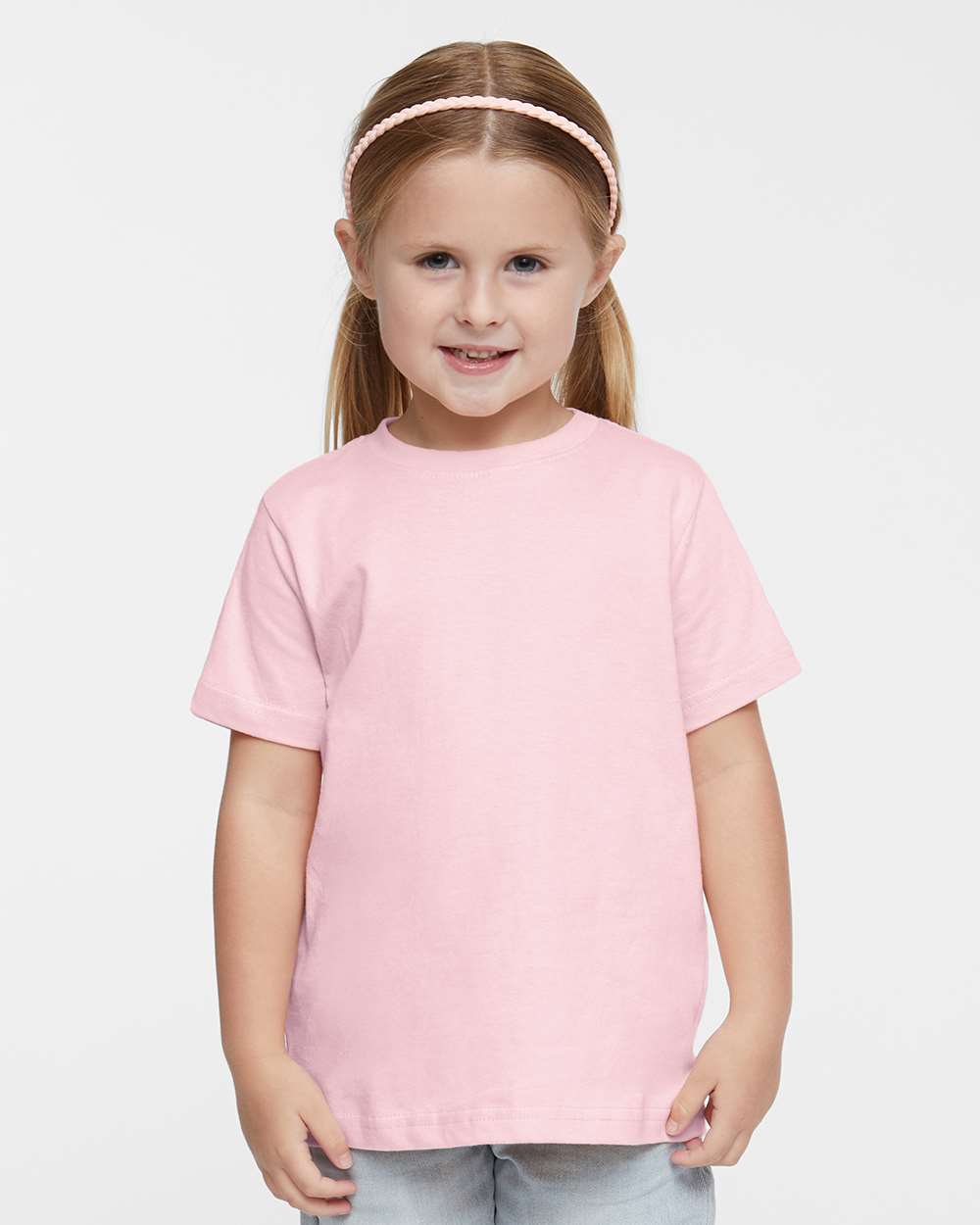Rabbit Skins 3321 Toddler Fine Jersey T Shirt in Ballerina size 5/6 | Cotton LA3321, RS3321 - Rabbit Skins