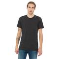 Bella + Canvas 3021 Men's Jersey Short Sleeve Pocket Top in Dark Grey Heather size Medium | Ringspun Cotton B3021