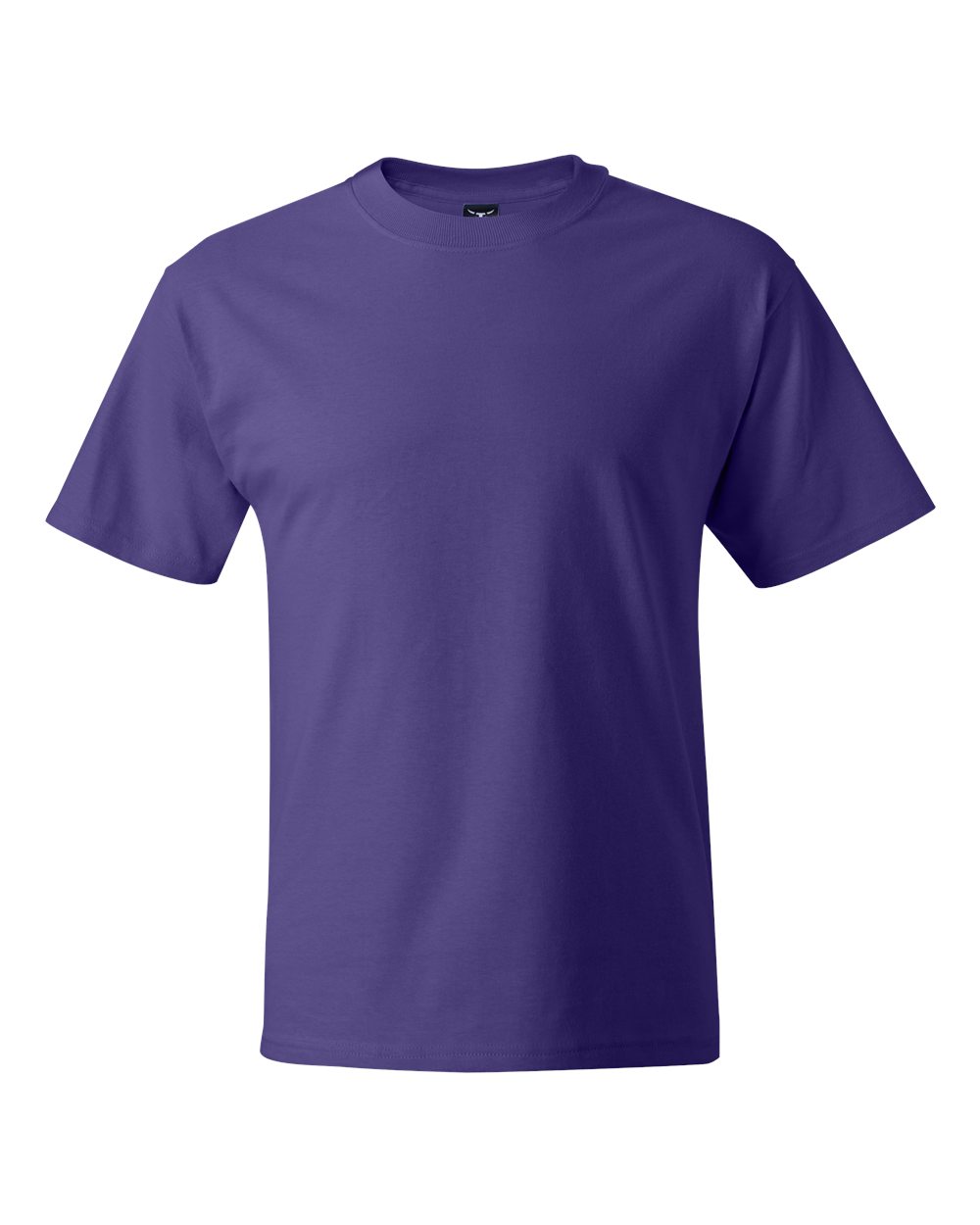 Hanes 5180 Beefy-T-Shirt - Cotton T-Shirt in Purple size Large | Ringspun