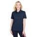 Devon & Jones DG21W Women's CrownLux Performance Range Flex Polo Shirt in Navy Blue size Large | Polyester Blend