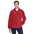 Harriton M990 Men's 8 oz. Full-Zip Fleece Jacket in Red size XS | Polyester