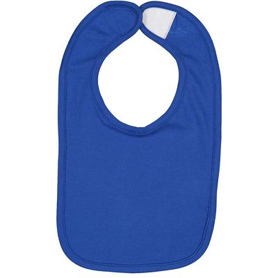 Rabbit Skins RS1005 Infant Premium Jersey Bib in Royal Blue | Ringspun Cotton 1005, LA1005