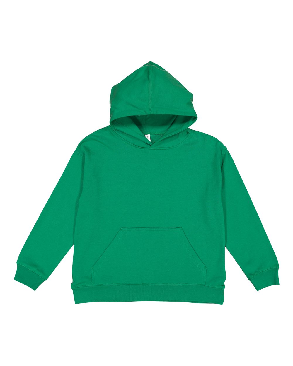 LAT 2296 Youth Fleece Hoodie Sweatshirt in Kelly size Small LA2296 - LAT