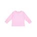 Rabbit Skins 3311 Toddler Long-Sleeve T-Shirt in Pink size 4 | Cotton LA3311