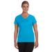 Augusta Sportswear 1790 Women's Wicking T-Shirt in Power Blue size XS | Polyester