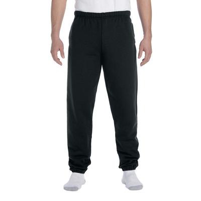 Jerzees 4850P SUPER SWEATS NuBlend - Sweatpant with Pockets in Black size XL 4850MP, 4850MR
